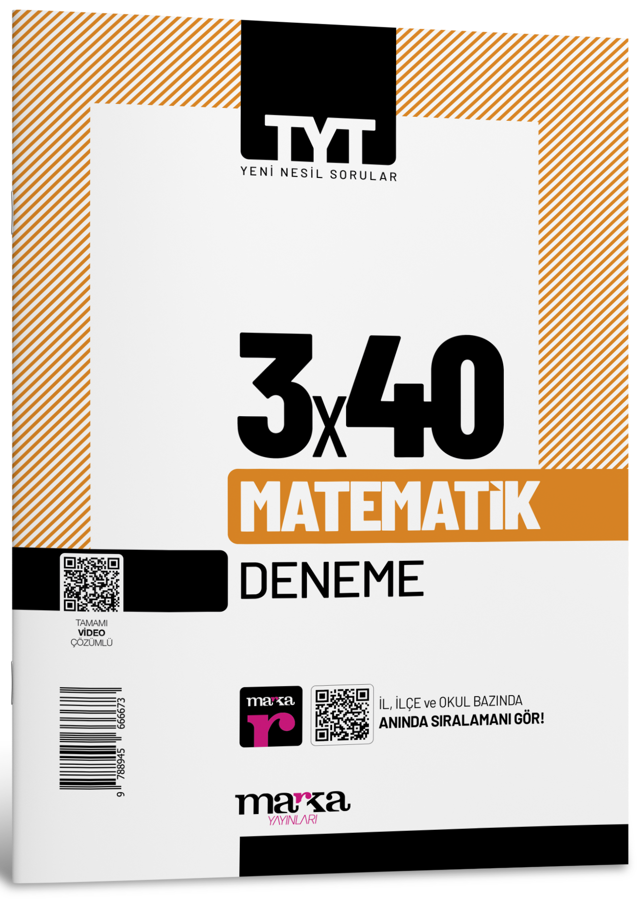 2026 TYT Matematik 3 Deneme Tamamı Video Çözümlü Marka Yayınları